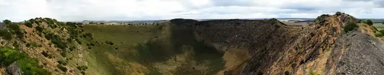 维多利亚州火山景观