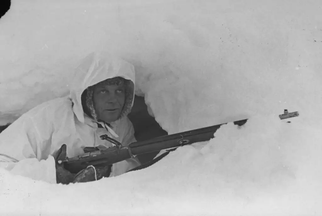 芬兰士兵在冬季战争期间，1939-1940年