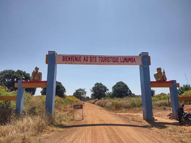 Lumumba golden statue