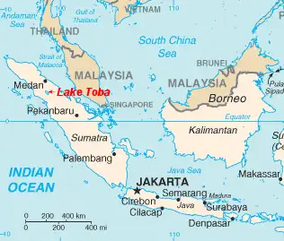 多巴湖位置地图