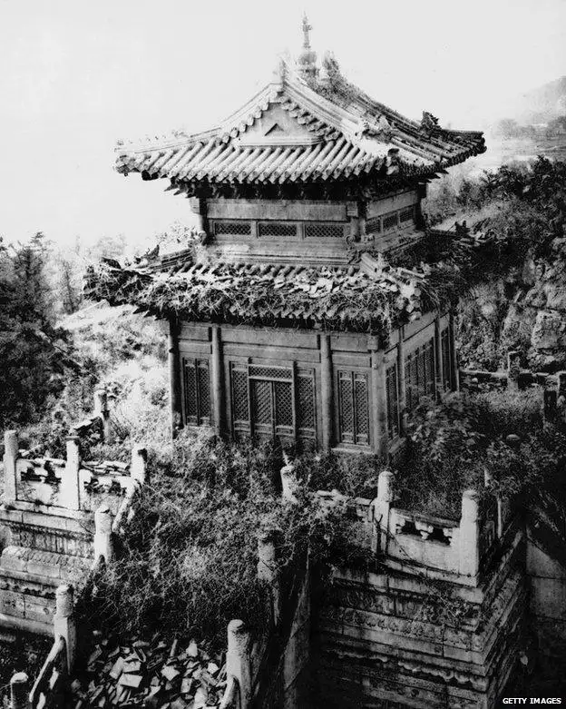 圆明园遗址照片，约1860年