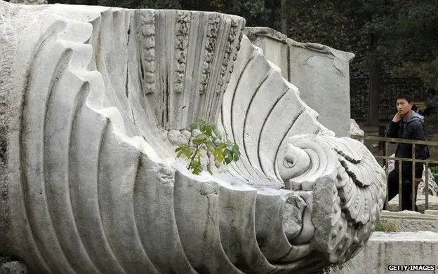 圆明园遗址现状