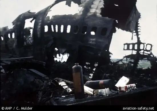 特内里费空难现场残骸