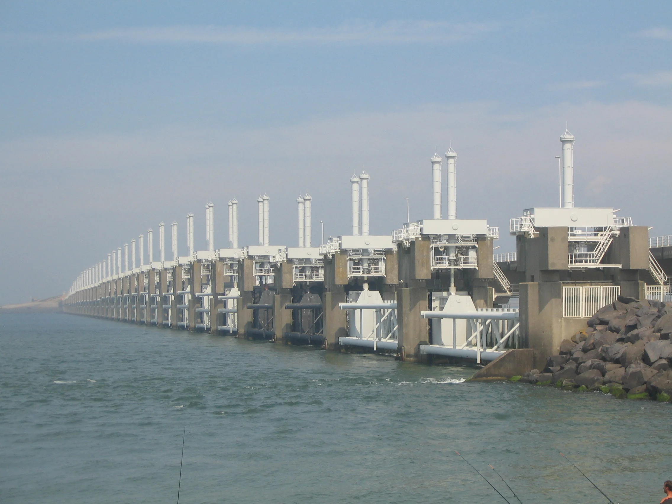 东斯海尔德屏障鸟瞰