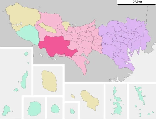 八王子市位置图