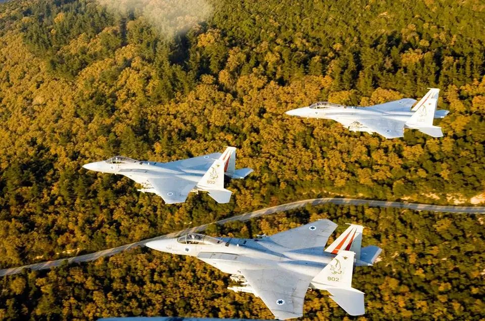 以色列空军F-15编队