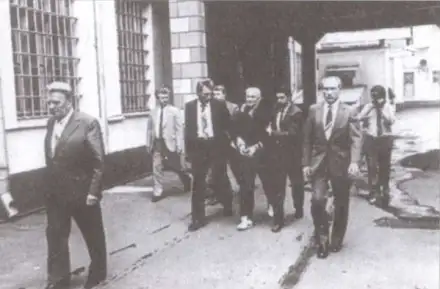 波利亚科夫被捕后的照片