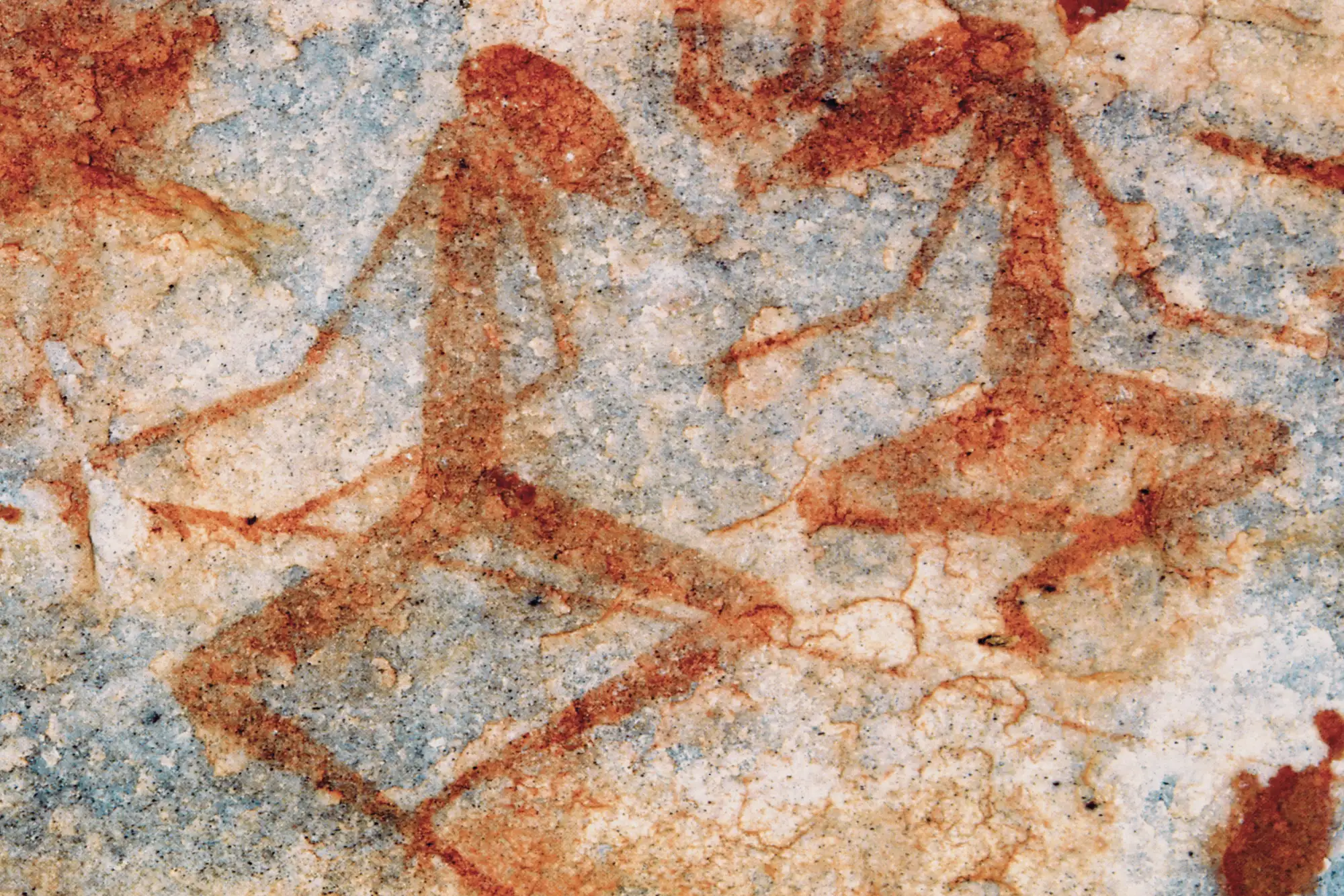 金伯利岩画遗址的全景