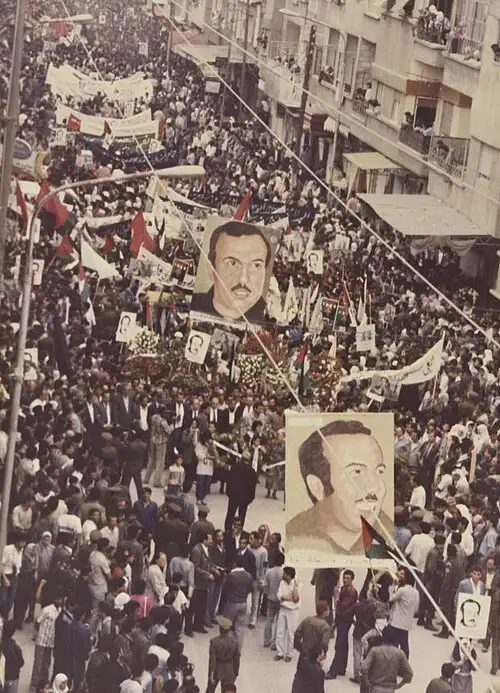 阿布·杰哈德的葬礼，大马士革，1988年