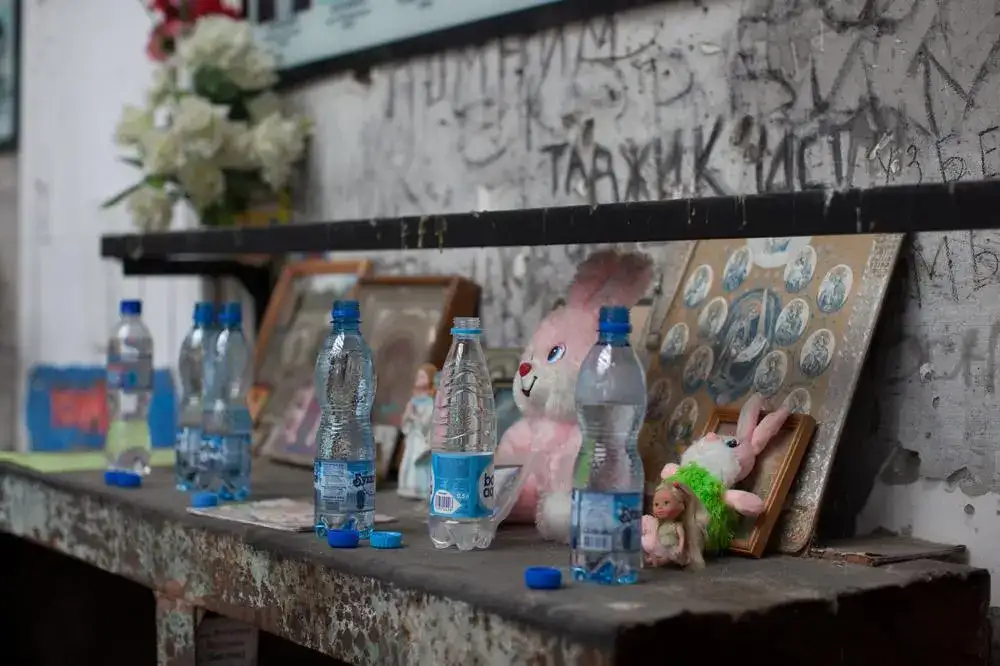 别斯兰学校围攻期间的燃烧