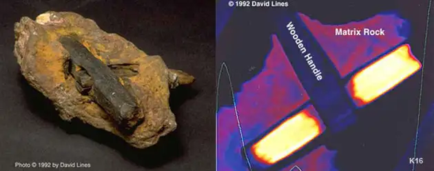 伦敦锤X射线断层扫描图像