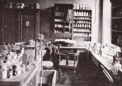 保罗·埃尔利希发现洒尔佛散（606号化合物）的实验室