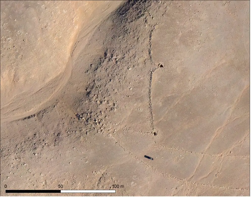 沙漠风筝结构示意图