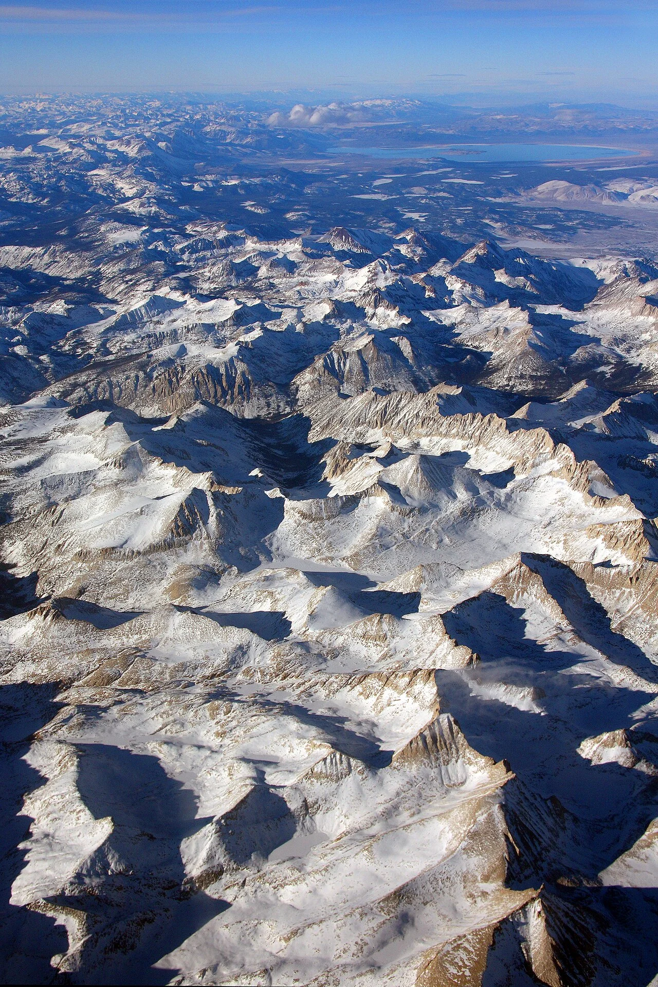 Sierra Nevada aerial view