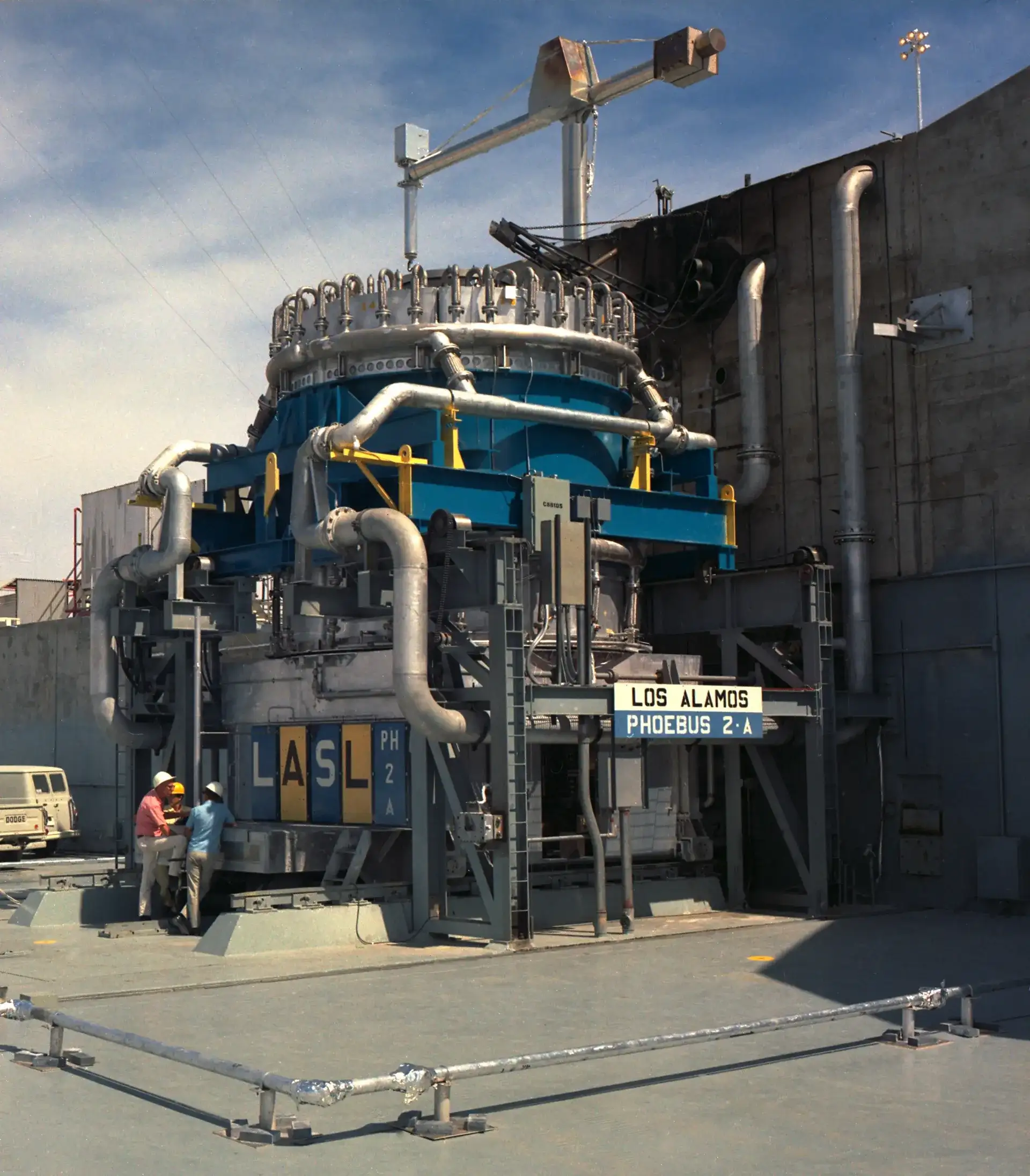 1968年Phoebus-2A核热火箭反应堆测试现场