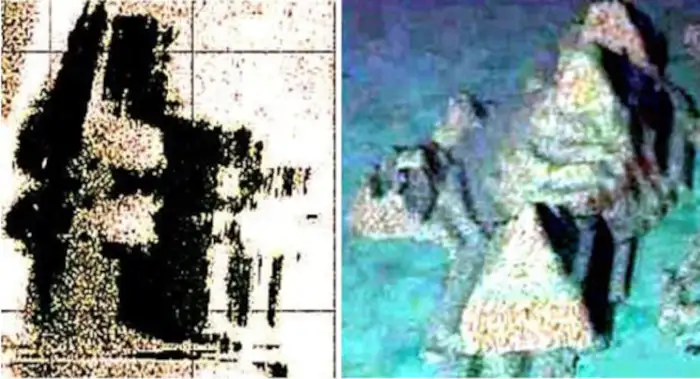 声纳扫描详细图像