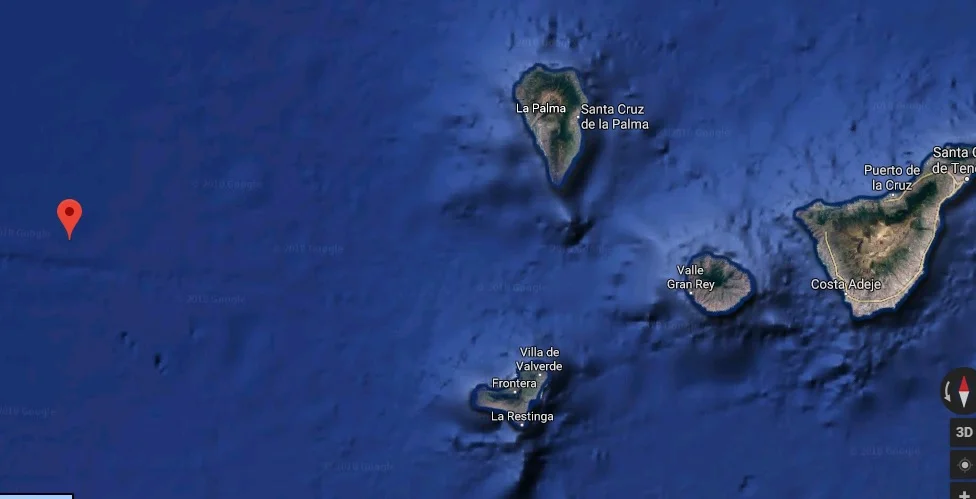 法斯托号原计划的航线图