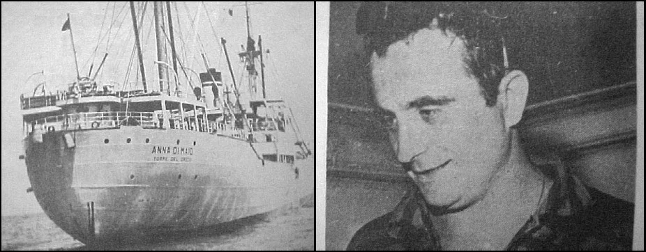 意大利商船"安娜·迪·马约号"和大副卢恰诺·阿奇奥内