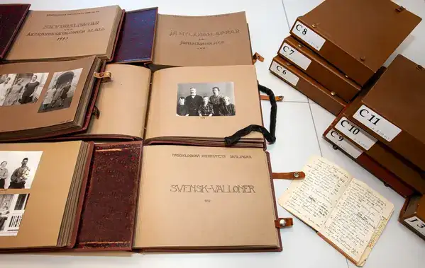 乌普萨拉大学种族生物学研究所档案照片