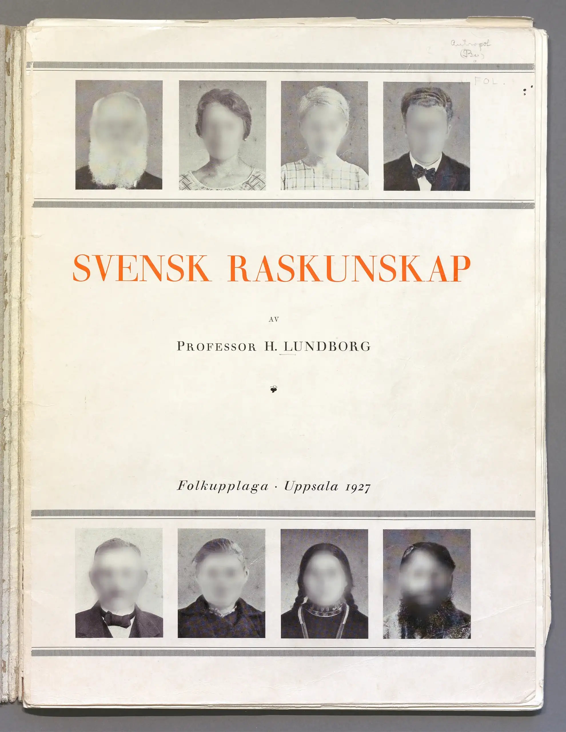 瑞典种族生物学研究所的历史照片和档案