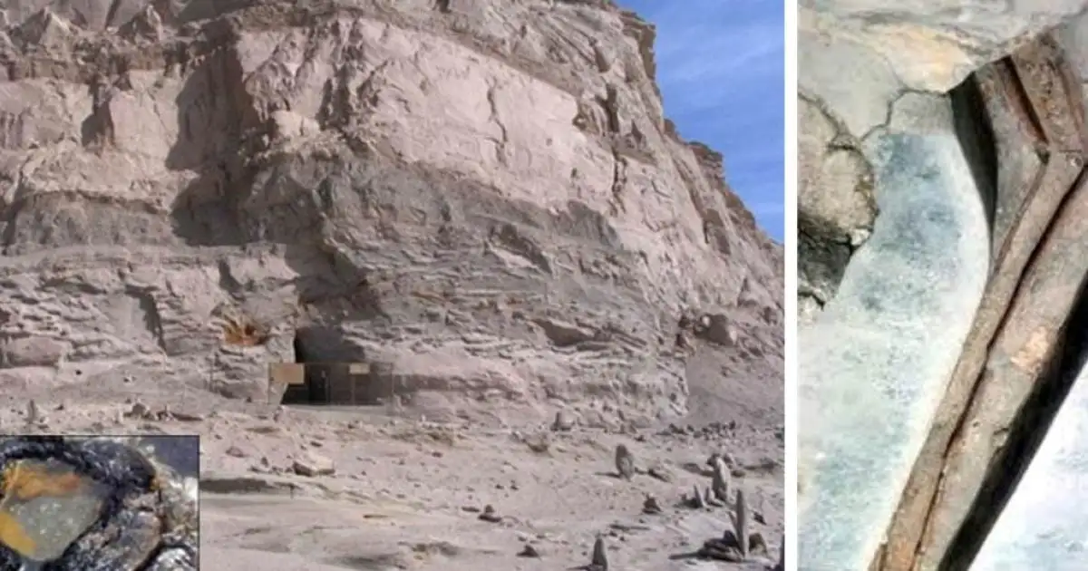 白公山铁管洞穴入口