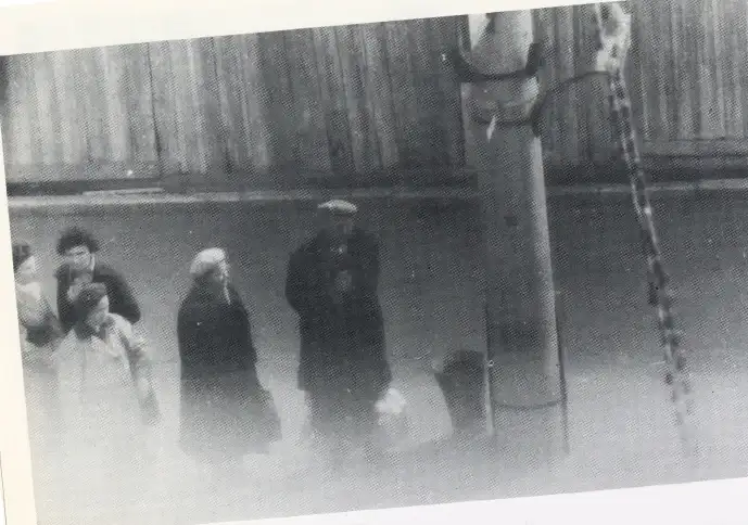 潘科夫斯基用于传递信号的电话杆