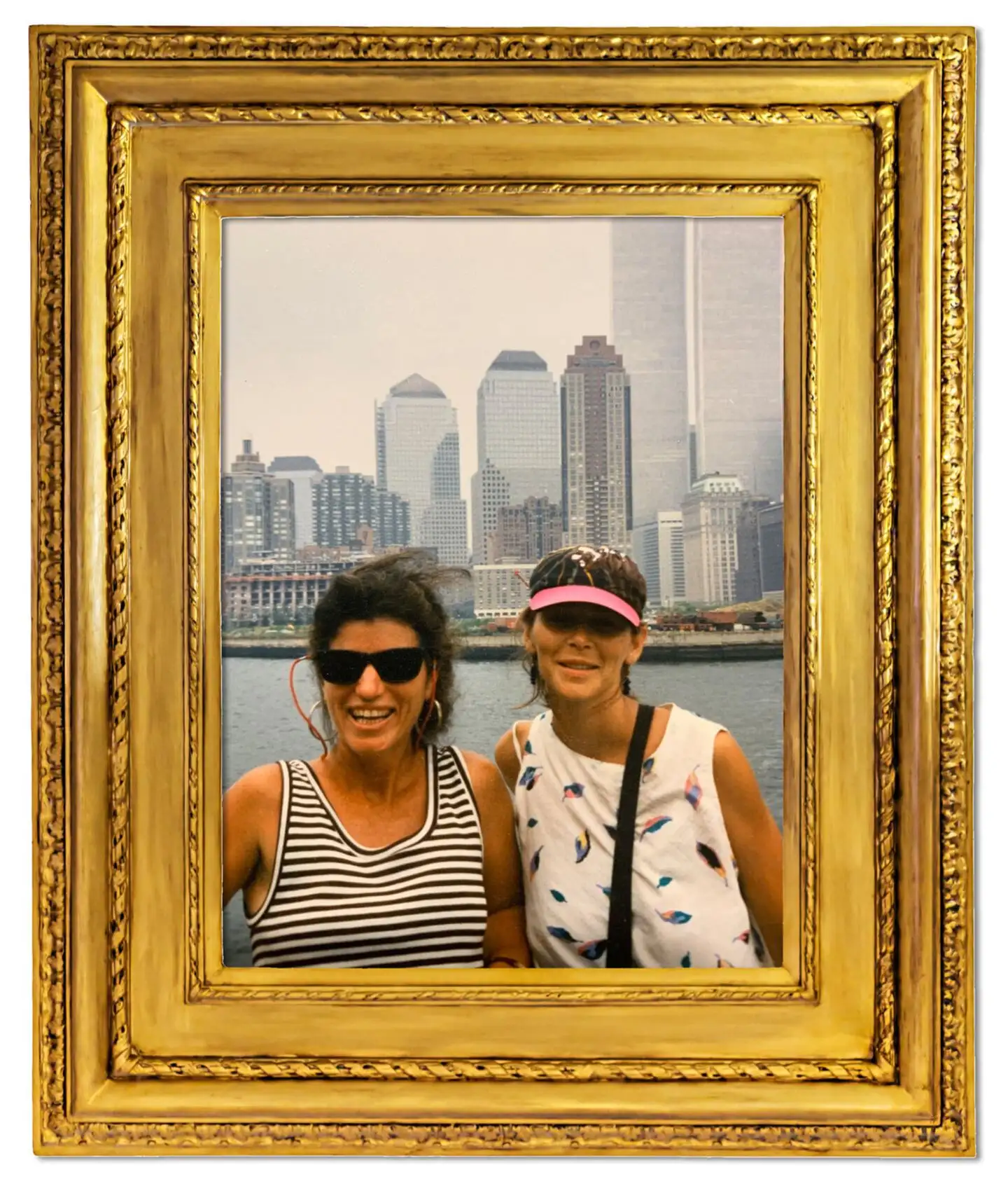 路易丝与玛丽·皮诺在斯塔滕岛轮渡上，世贸中心倒塌前