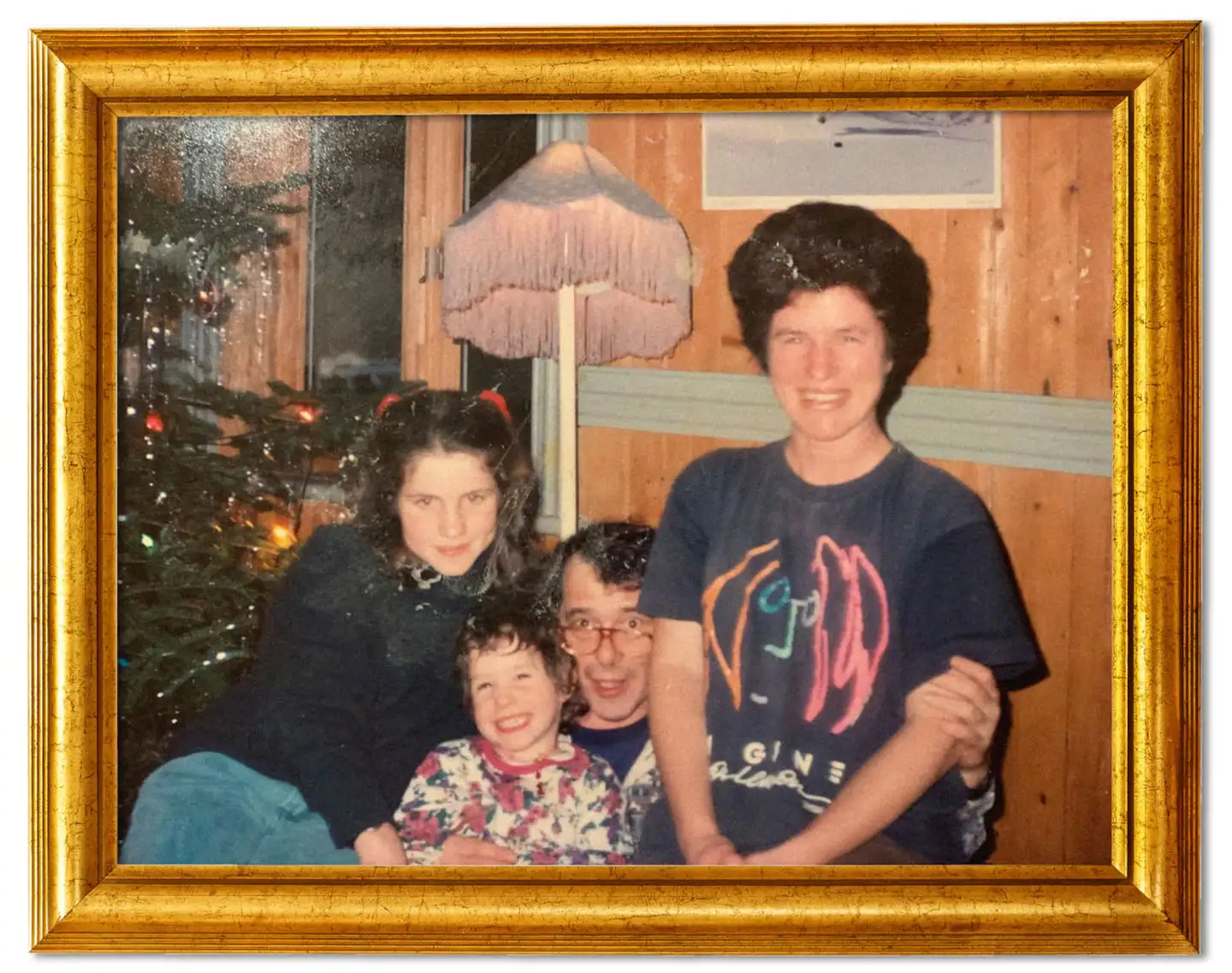 路易丝·沙普与家人，1994年摄