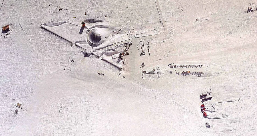 South Pole Station Aerial