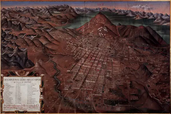 波托西城市历史绘画