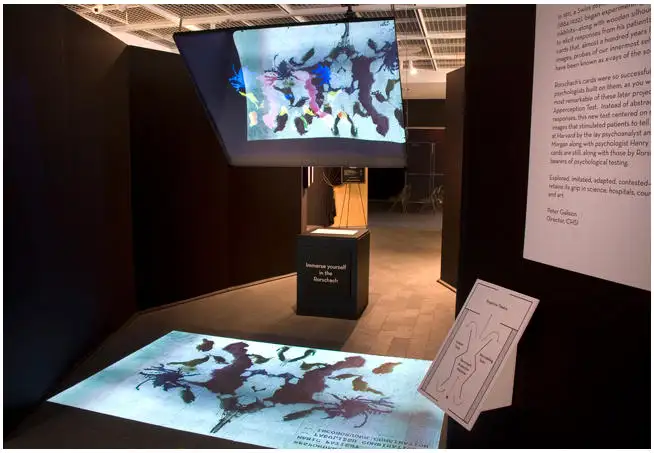 哈佛主题统觉测试展览入口，展示了默里参与开发的心理学投射测试方法