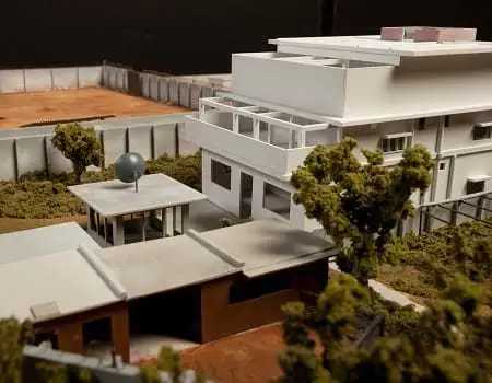 院落模型俯视图