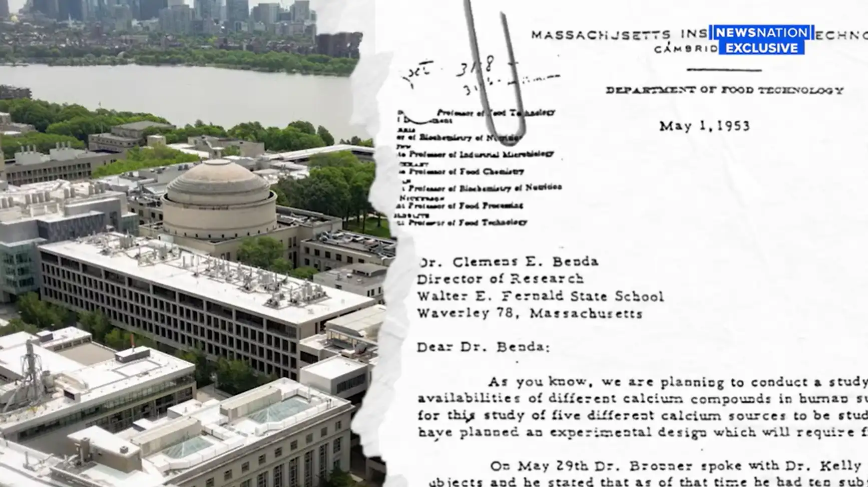 费纳尔德学校的孩子们被喂食放射性燕麦粥