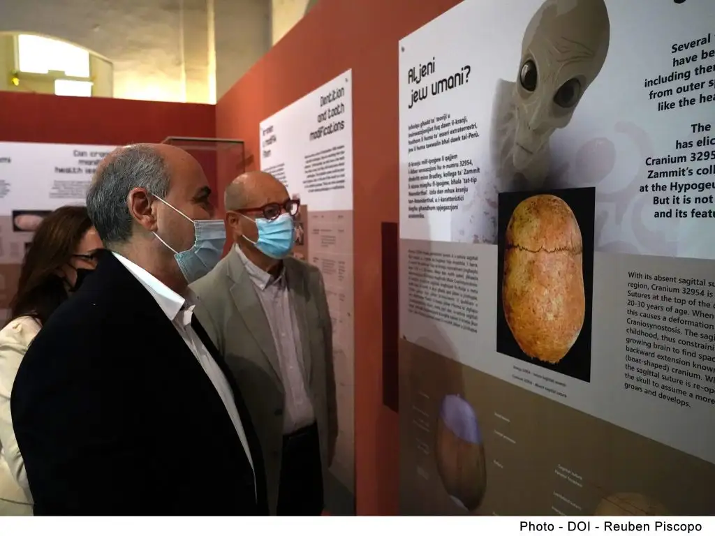 神谕室天花板上的螺旋绘画