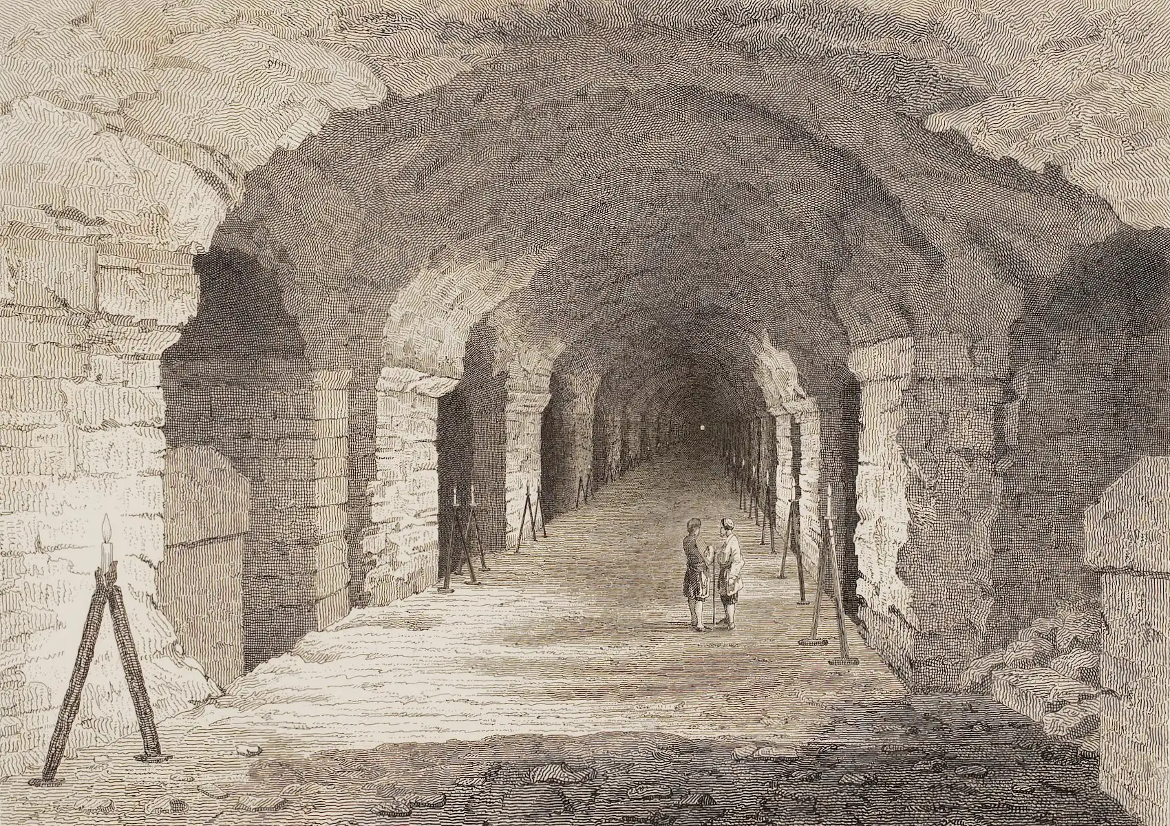 塞拉佩姆大墓室历史绘图