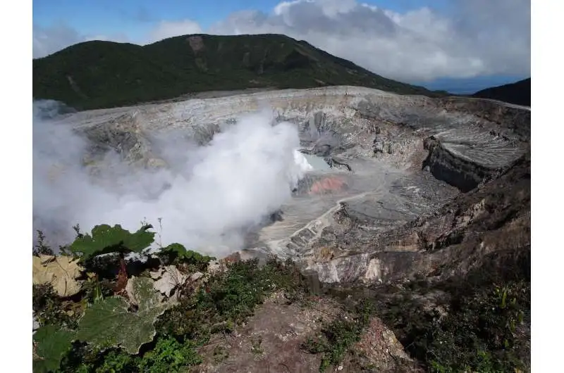 哥斯达黎加火山研究揭示了地下微生物活动与火山气体排放之间的关系