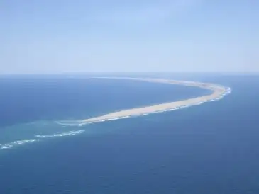 塞布尔岛航拍图