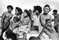 马绍尔群岛居民的历史照片