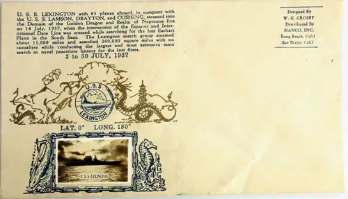 美国海军列克星敦号航母参与搜救行动