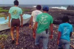 被发现时的船只