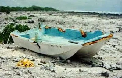 Sarah Joe船只被发现时的照片