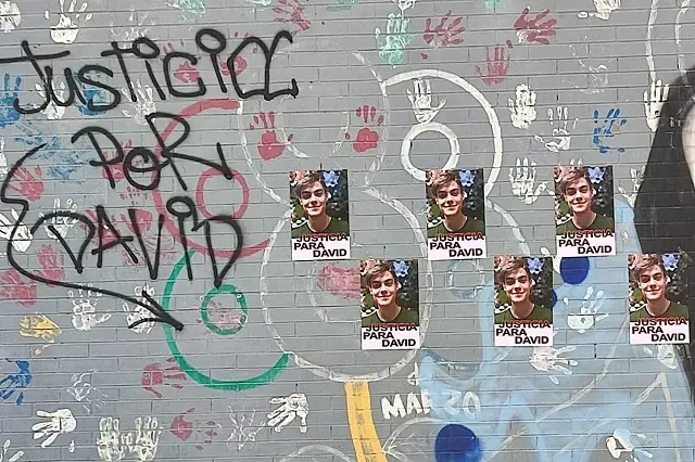 Carteles para pedir justicia por David en Laguna de Duero