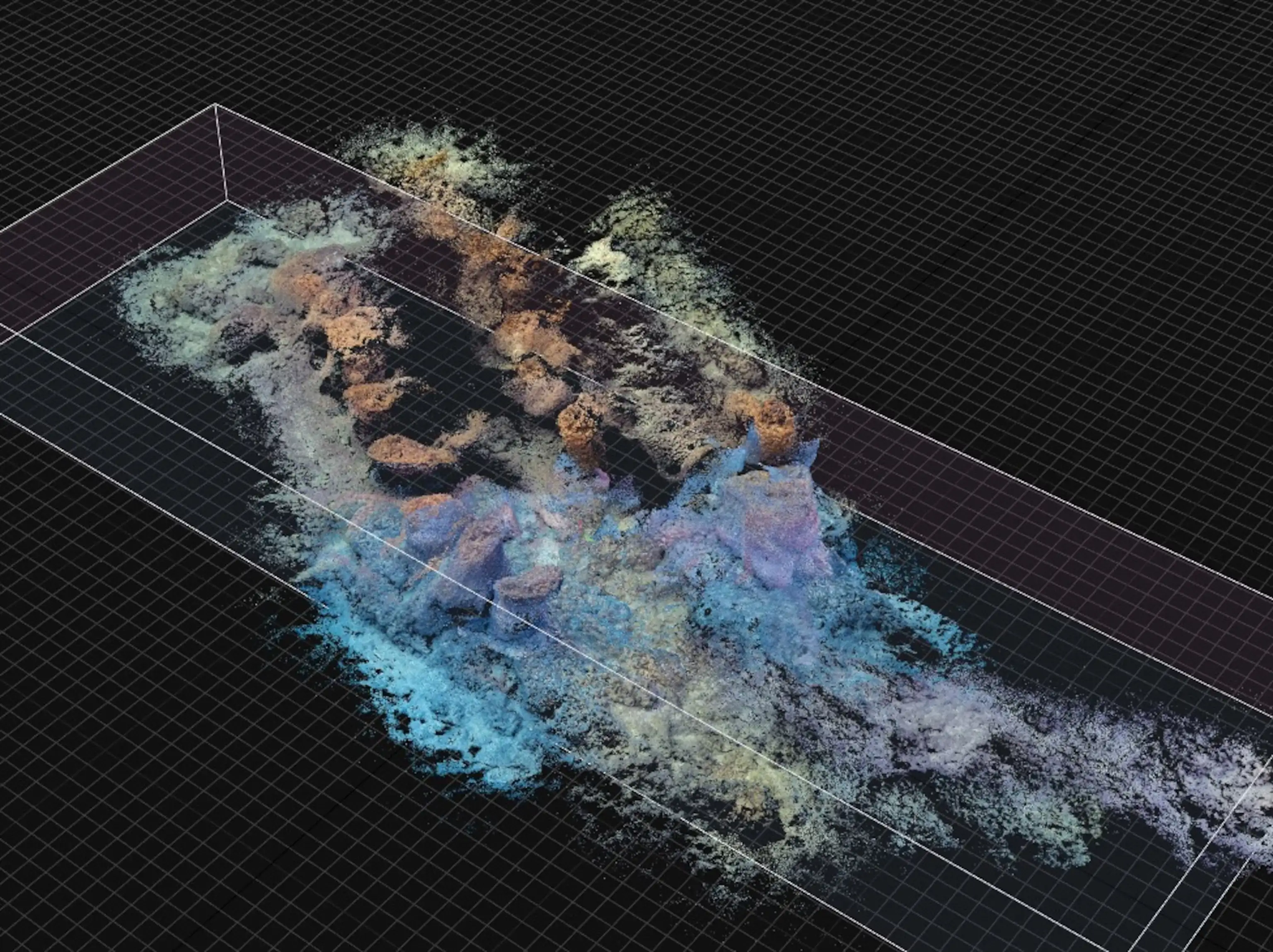 水下神庙遗址的三维模型重建