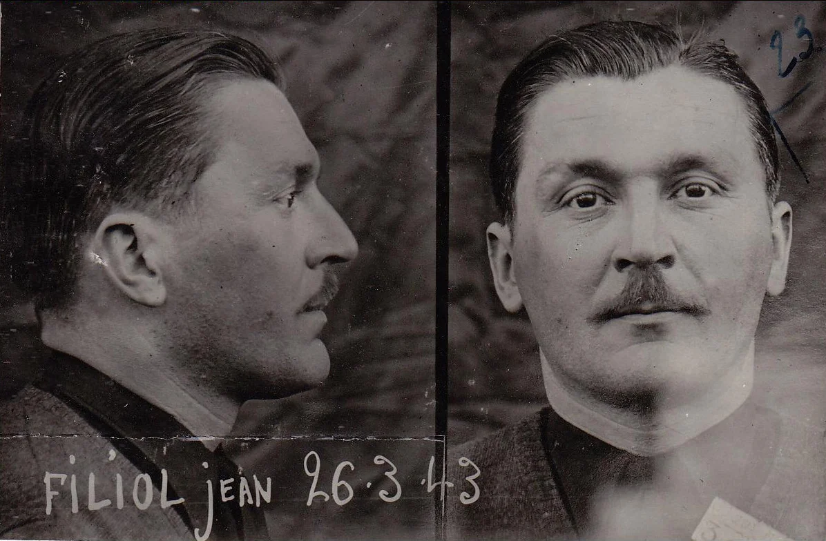 Jean Filiol 1943年的照片，当时他已成为维希政府民兵组织的成员