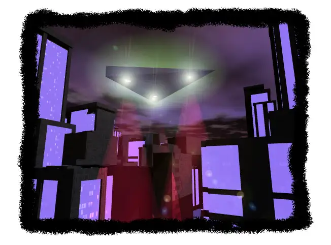 比利时UFO波目击者证词重构图