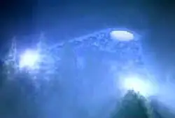 比利时三角形UFO目击示意图