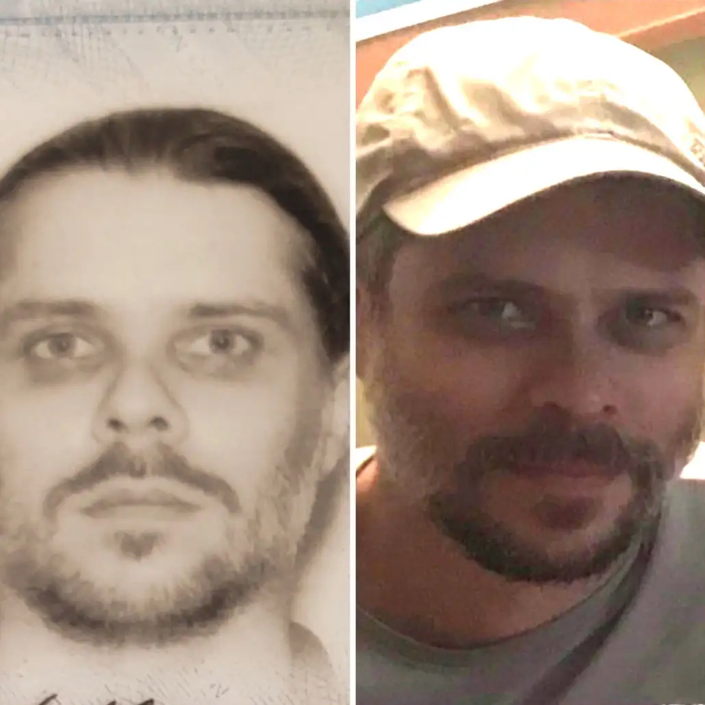 Vance Rodriguez在徒步途中