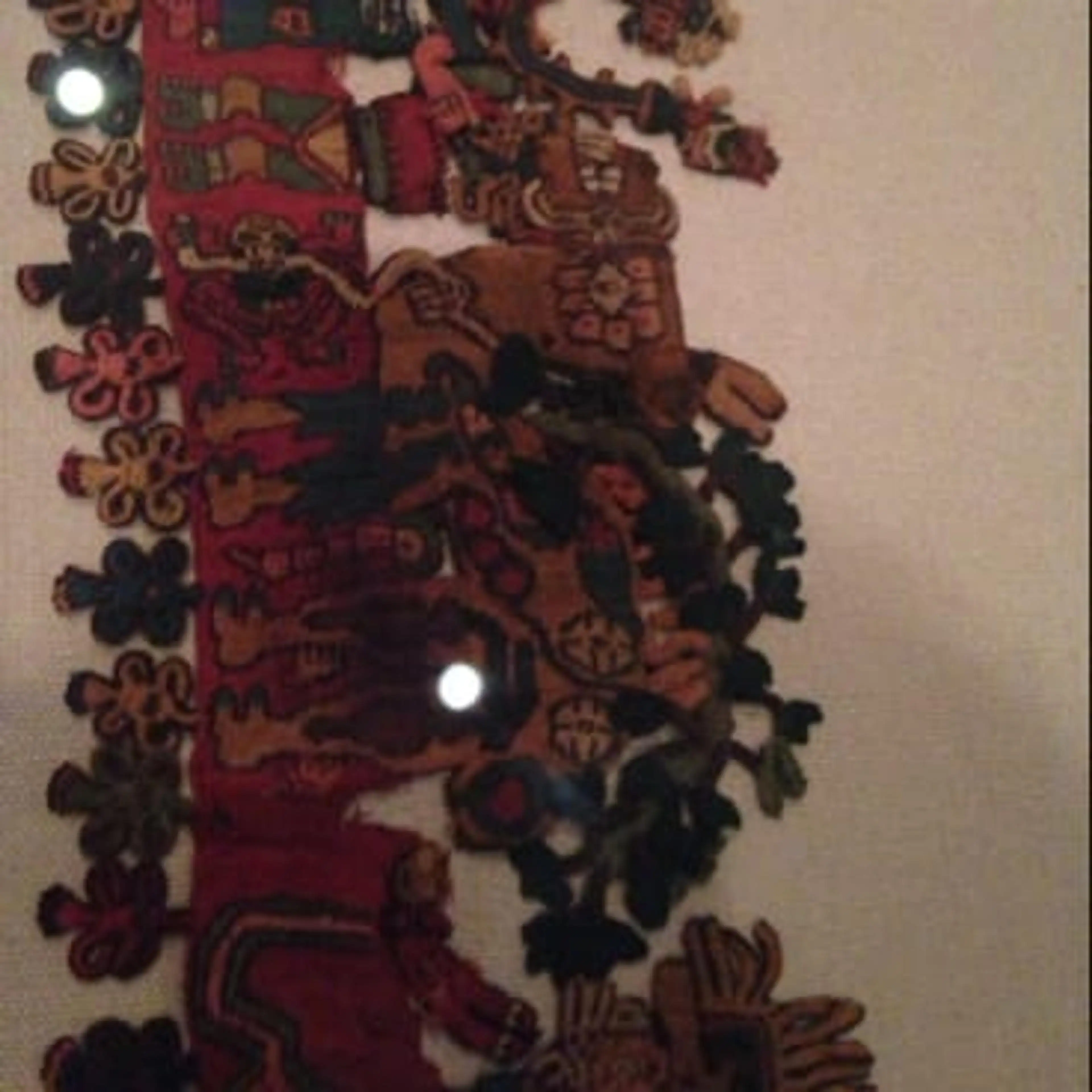 帕拉卡斯织物中的人物形象