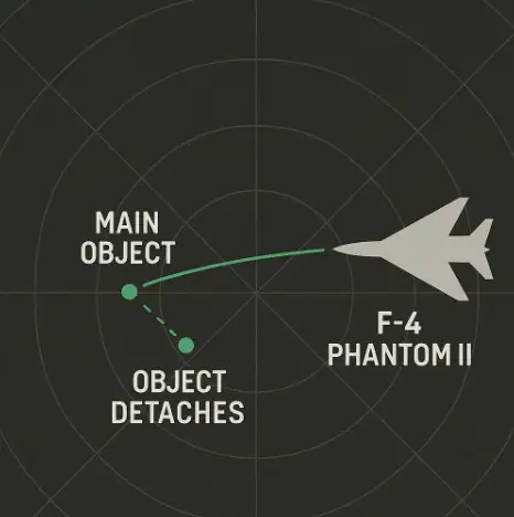 事件时间线示意图：从最初目击到战斗机拦截的完整过程