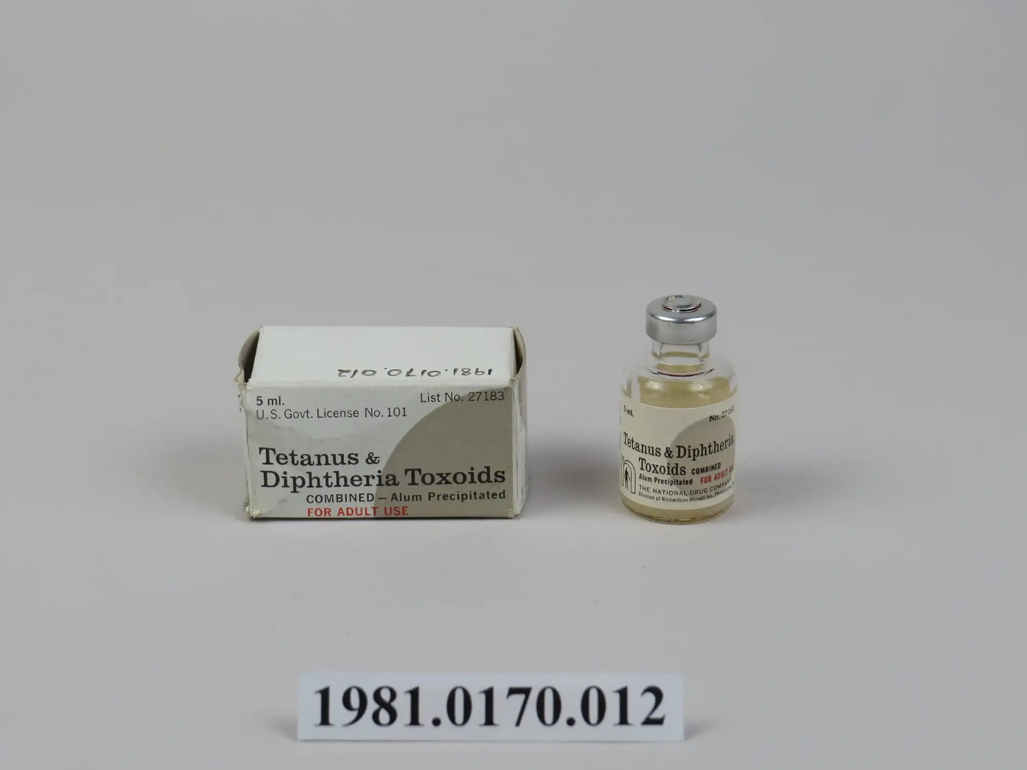 白喉和破伤风类毒素疫苗